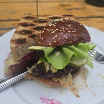 Dai Due - Burger and pastrami sandwich - Butcher Near Me - Austin, Texas