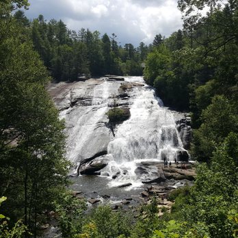 DuPont State Forest - High Falls from faraway - Hiking Near Me - Cedar Mountain, North Carolina