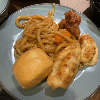 Happy Lamb Hot Pot - Stir Fried Udon, Gyoza, and the fried dough! - Chinese Near Me - Murray, Utah