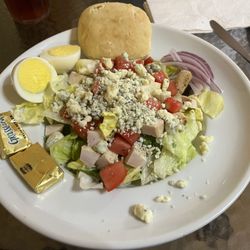 Market Street Cafe - Cobb Salad with a roll