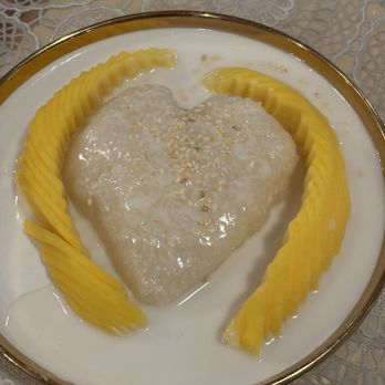 Thai Ivory Cuisine - Mango with Sticky Rice - Thai Near Me - Upland, California Thai Ivory Cuisine - Mango with Sticky Rice - Thai Near Me - Upland, California