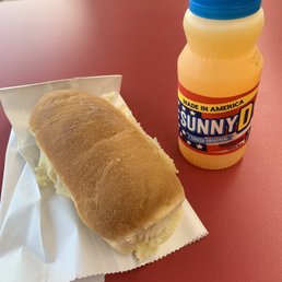 Sausage Kolache and Sunny D