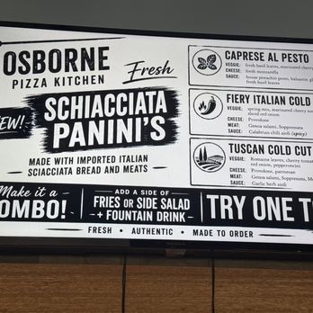 Osborne Pizza Kitchen - Panini - Pizza Near Me - Los Angeles, California