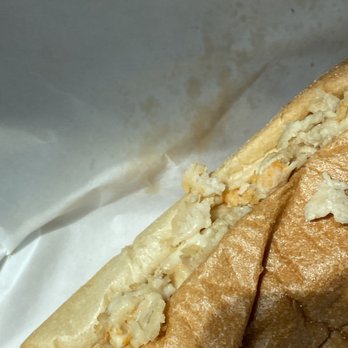 Leo's Steak Shop - I ordered a chicken cheesesteak and got a plain cheesesteak that looks like it accidentally got Buffalo on it and terrible customer service - Sandwiches Near Me - Folcroft, Pennsylvania