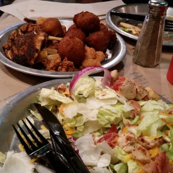 Bubba's Fish Shack - Leftovers of good doin salad - Seafood Near Me - Surfside Beach, South Carolina