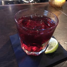This was a double vodka cranberry; such a lovely color of red (very weak). This was a double vodka cranberry; such a lovely color of red (very weak).