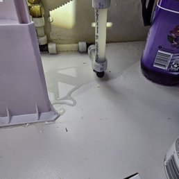 Water leak below sink Water leak below sink