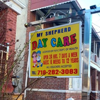 My Shepherd Daycare - Other side of the sign in front of the 115 E 31st St site - Child Care & Day Care Near Me - Brooklyn, New York My Shepherd Daycare - Other side of the sign in front of the 115 E 31st St site - Child Care & Day Care Near Me - Brooklyn, New York