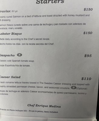 Menu photo 4 The Swedes Puerto Vallarta, JAL
