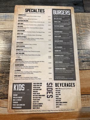 Menu photo 2 Jack’s Public House Braselton, GA