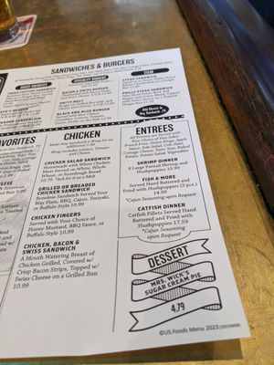 Menu photo 3 Syd's Noblesville, IN