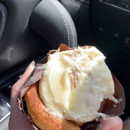 I decided to give the new Caribou Cinnamon roll a try...