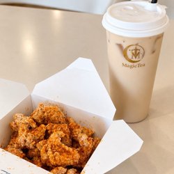Magic Tea - Popcorn Chicken and Earl Grey Milk Tea