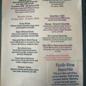 The Green Salmon - Menu (July 2025) - Coffee & Tea Near Me - Yachats, Oregon The Green Salmon - Menu (July 2025) - Coffee & Tea Near Me - Yachats, Oregon