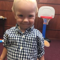 The Ness Counseling Center - Look at that SMILE! Spencer smiles for the camera at a monitored visit at The Ness Counseling Center.