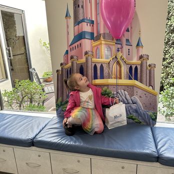 Little Bristles - Princess castle above the parent seating area at the end of the treatment chairs. - Pediatric Dentists Near Me - Salinas, California Little Bristles - Princess castle above the parent seating area at the end of the treatment chairs. - Pediatric Dentists Near Me - Salinas, California