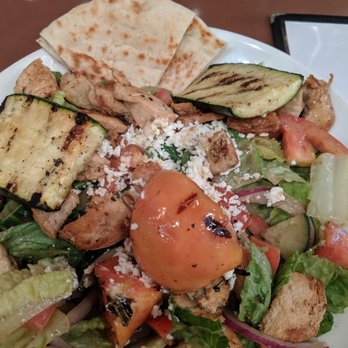Troy - Troy's Salad with chicken and grilled veggies...love it! - Mediterranean Near Me - Martinez, California Troy - Troy's Salad with chicken and grilled veggies...love it! - Mediterranean Near Me - Martinez, California