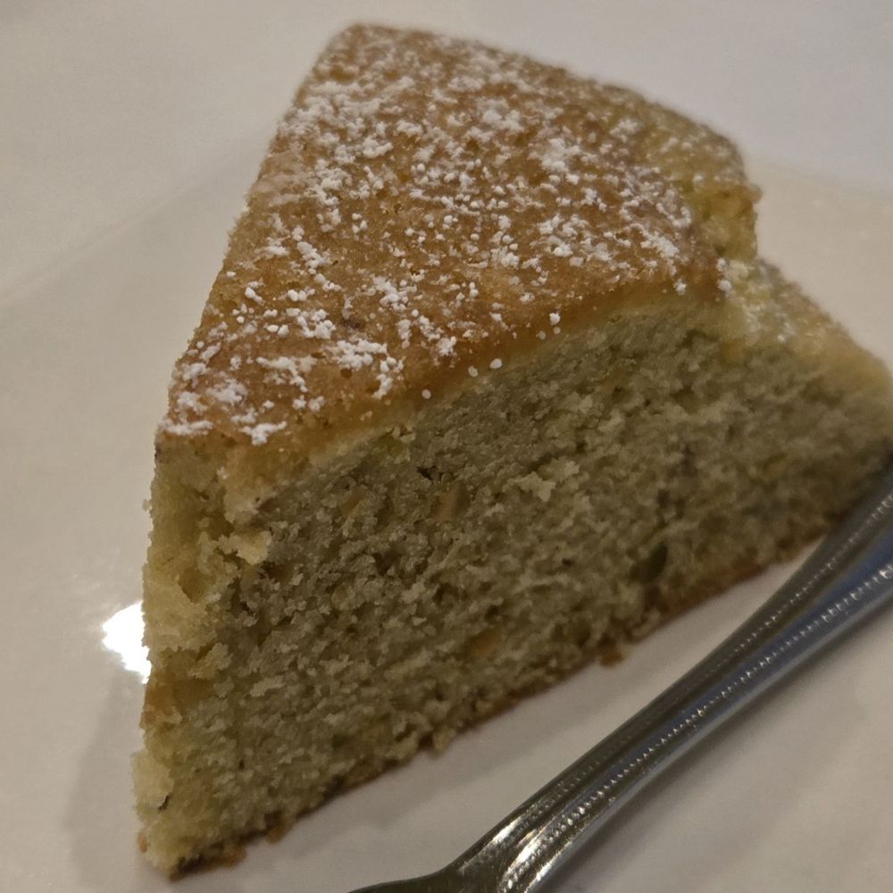 Davanti Ristorante - Pistachio olive oil cake - Italian Near Me - Houston, Texas Davanti Ristorante - Pistachio olive oil cake - Italian Near Me - Houston, Texas