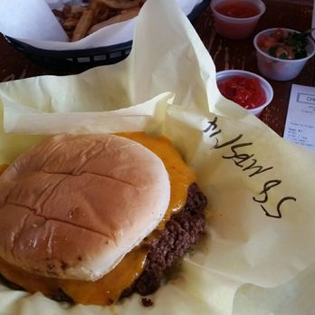 Chris Madrid's - Macho tostada burger and fries for 1 - Burgers Near Me - San Antonio, Texas