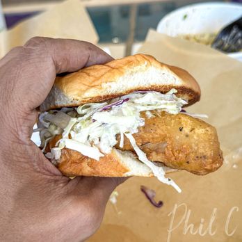 Rubio's Coastal Grill - Baja Fish Slider - Tasty! They use King's Hawaiian buns, too! - Mexican Near Me - Stanton, California Rubio's Coastal Grill - Baja Fish Slider - Tasty! They use King's Hawaiian buns, too! - Mexican Near Me - Stanton, California