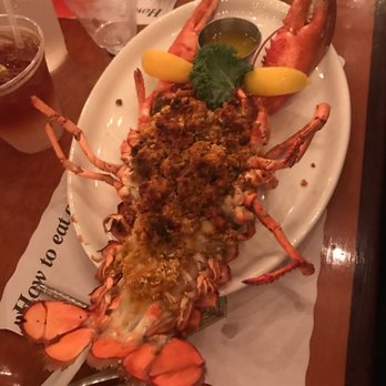 The Nantucket Lobster Trap - Stuffed lobster.  Better option.  The stuffing is great.  The meat was still tough - Seafood Near Me - Nantucket, Massachusetts