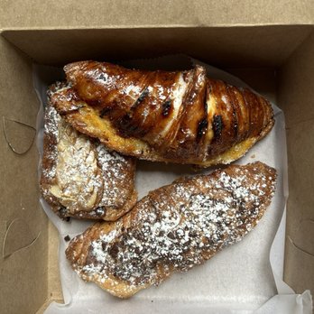 Patisserie Manuel - Pop-up order (left to right): Almond Pain au Chocolat, crème brûlée, chocolate pear almond ($4.25 each) 7/12/24 - Bakeries Near Me - Silver Spring, Maryland Patisserie Manuel - Pop-up order (left to right): Almond Pain au Chocolat, crème brûlée, chocolate pear almond ($4.25 each) 7/12/24 - Bakeries Near Me - Silver Spring, Maryland