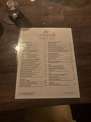Menu photo 2 Terminal 4 Bar Henderson, NV