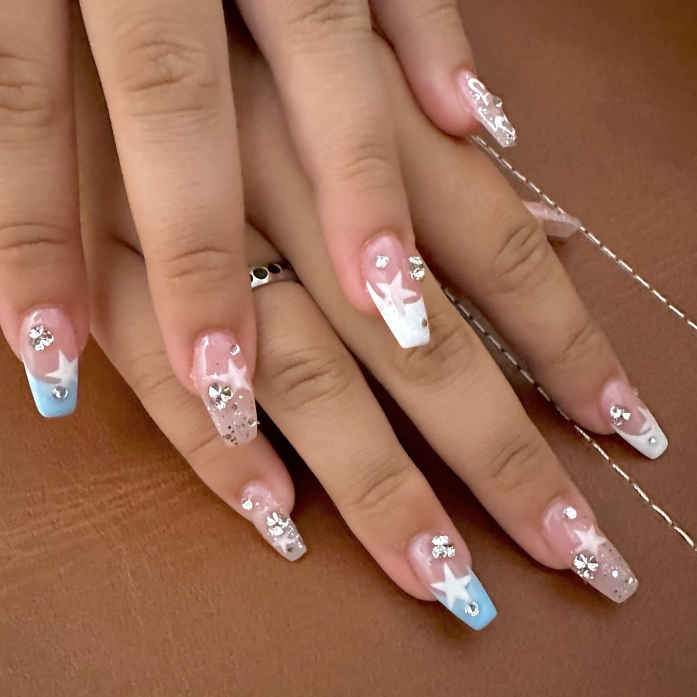 Gradient Nail - My daughter's nails, pretty accurate to inspiration photo... - Nail Salons Near Me - Honolulu, Hawaii Gradient Nail - My daughter's nails, pretty accurate to inspiration photo... - Nail Salons Near Me - Honolulu, Hawaii