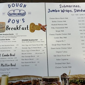 Dough Boys - Menu - Fast Food Near Me - Bland, Virginia