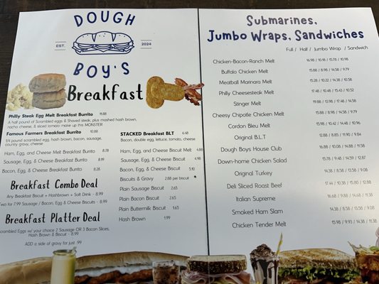 Menu photo 1 Dough Boys Bland, VA