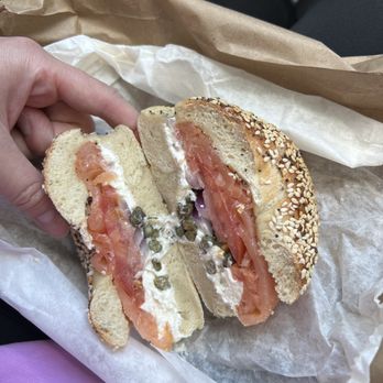 Bagels Etc. - Everything Bagel w/ Lox Spread - Bagels Near Me - Washington, DC, District of Columbia