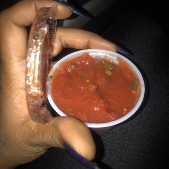 Nacho Taco - Went back to the front for redeeming of salsa for checking in Yelp. Don't know they oreads gave me a smaller one with my meal. - Food Stands Near Me - Jacksonville, Florida Nacho Taco - Went back to the front for redeeming of salsa for checking in Yelp. Don't know they oreads gave me a smaller one with my meal. - Food Stands Near Me - Jacksonville, Florida
