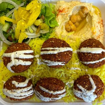 Falafel King - falafel platter (10/12/24) - Salad Near Me - Bellmawr, New Jersey Falafel King - falafel platter (10/12/24) - Salad Near Me - Bellmawr, New Jersey