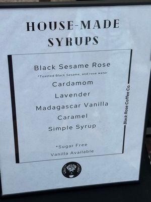 Menu photo 2 Black Rose Coffee Overland Park, KS