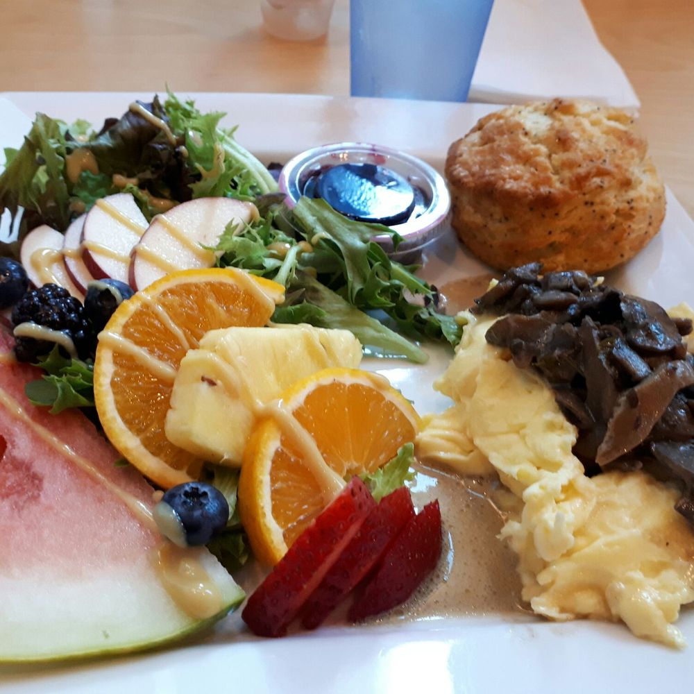 The SconeWitch - Weekend brunch with lemon poppyseed scone, wild blueberry jam and mushroom ragu - Cafes Near Me - Ottawa, Ontario