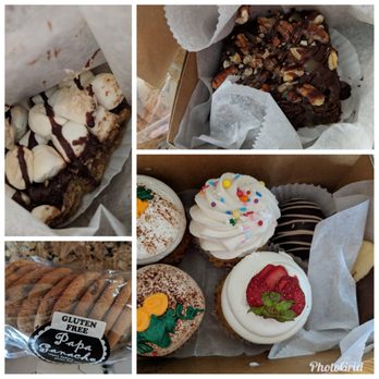 Papa Ganache - The gluten free and vegan treats are good, but expensive. This order was $40! - Cupcakes Near Me - Cranford, New Jersey Papa Ganache - The gluten free and vegan treats are good, but expensive. This order was $40! - Cupcakes Near Me - Cranford, New Jersey