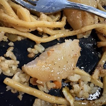 MexiHibachi - Scallop, shrimp, and garlic noodles; SO BOMB!!! - Teppanyaki Near Me - Pinole, California