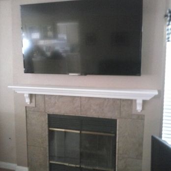 HookUp&Install - Mount TV over fireplace - TV Mounting Near Me - El Paso, Texas