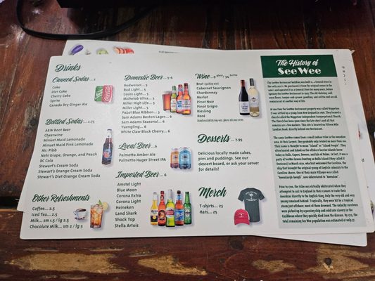 Menu photo 2 Seewee Restaurant Awendaw, SC