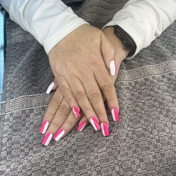 Sontre Nails & Salon - The guy did my nails for Valentine's Day and did excellent job - Nail Salons Near Me - Westwood, California