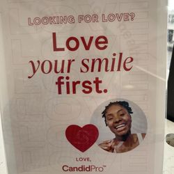 FLOSS Dental Sugar Land - Photo of Candid Pro advertisement taken in the reception area.
