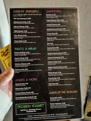 Menu photo 1 The Gathering Place Bad Axe, MI
