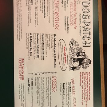 Dogpatch Restaurant - New menu - Sandwiches Near Me - Munising, Michigan