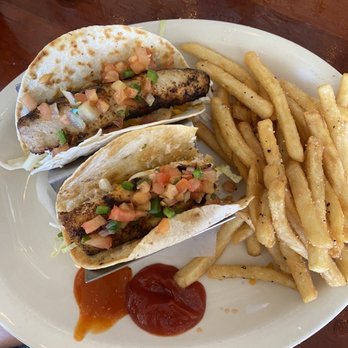 Goat Soup & Whiskey - Blackened mahi-mahi tacos - Steakhouses Near Me - Saint Croix, Virgin Islands