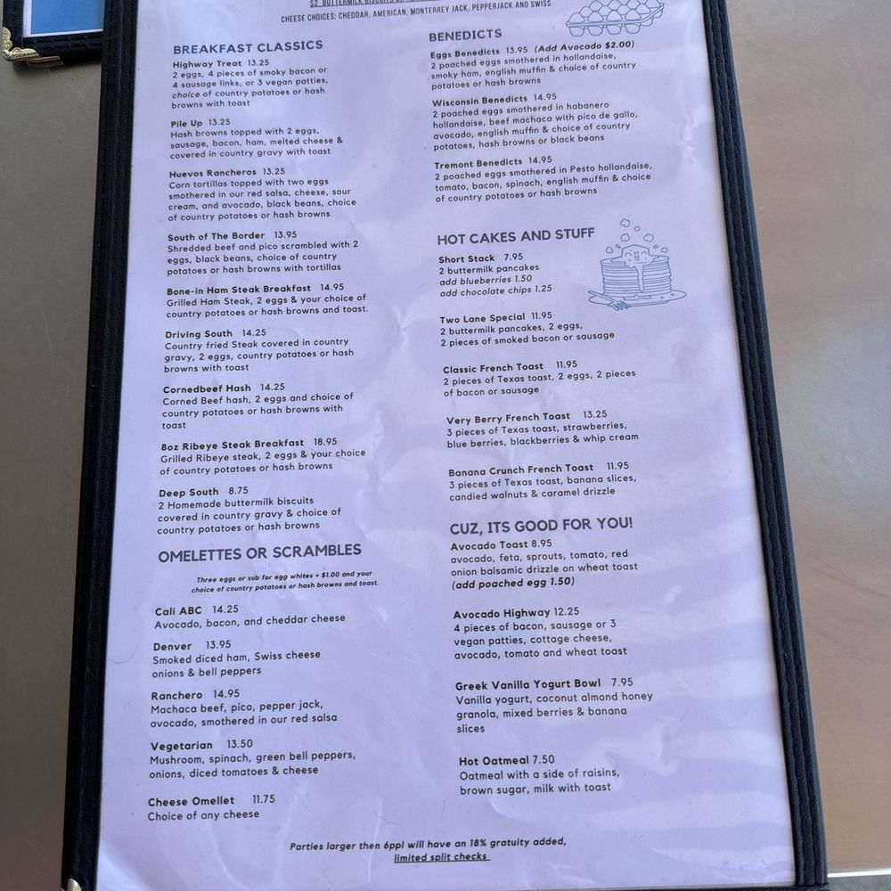 101 Cafe - Menu - American Near Me - Oceanside, California