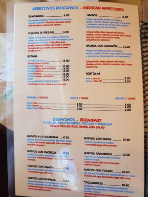 Menu photo 2 Real Colima 1 Royal Oaks, CA