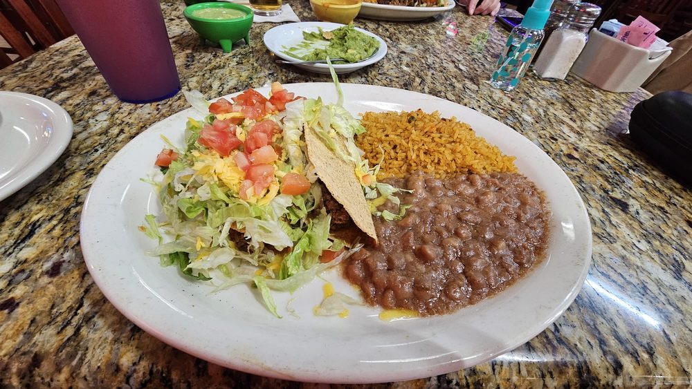 Food from Las Fuentes Mexican Restaurant