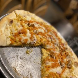 Allie's Vegan Pizzeria & Cafe - The pizza hot mess GO STUPID CRAZY!