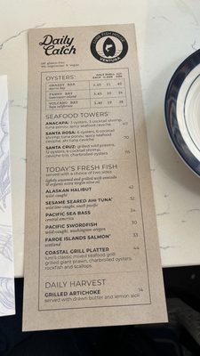 Menu photo 2 Lure Fish House Ventura, CA