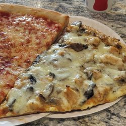 Three Bambinos Pizzeria - 4-11-25. Regular slice and chicken marsala slice.  Both were delicious.